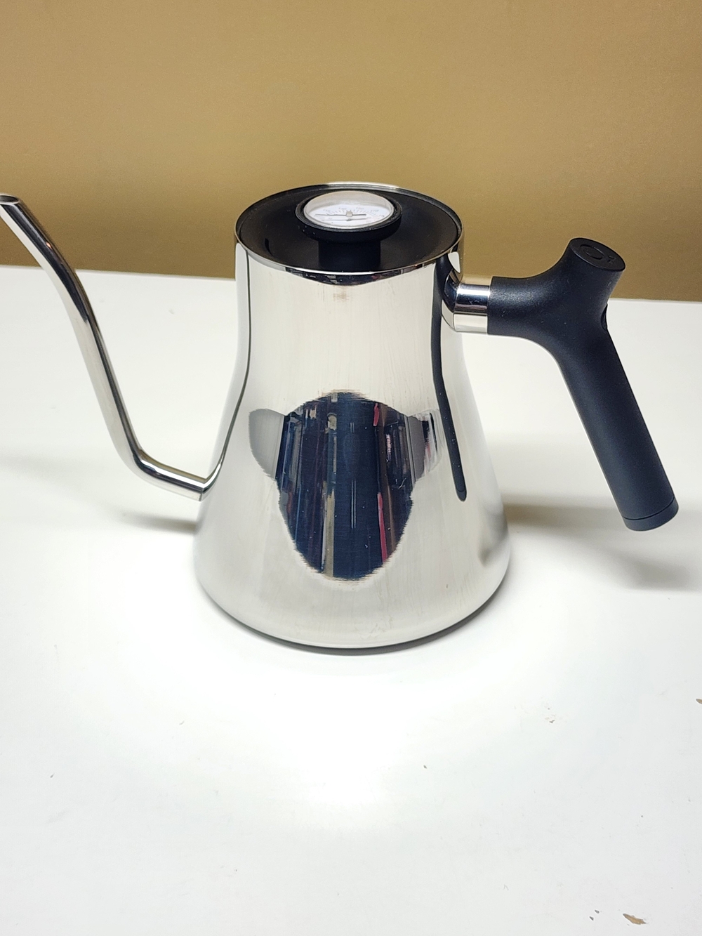 Fellow Stainless Steel Stove Top Gooseneck Pour over Kettle with Thermometer